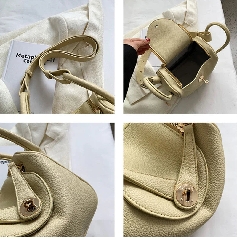 Mugrs™ Umhängetasche aus veganem Leder für Damen