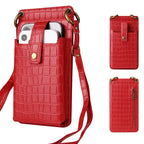 Mugrs™ Crossbody-Telefontasche, Telefonhülle aus veganem Leder