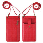 Mugrs™ Crossbody-Telefontasche, Telefonhülle aus veganem Leder
