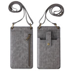 Mugrs™ Crossbody-Telefontasche, Telefonhülle aus veganem Leder