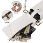Mugrs™ Crossbody-Telefontasche, Telefonhülle aus veganem Leder
