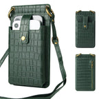 Mugrs™ Crossbody-Telefontasche, Telefonhülle aus veganem Leder