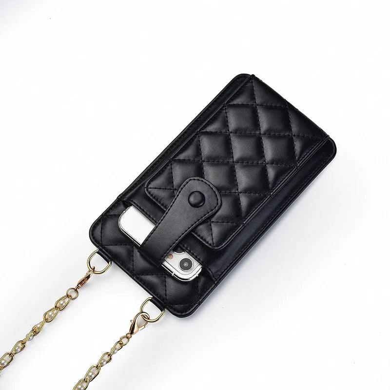 Sac à bandoulière tissé végétalien Mugrs™ pour téléphone et porte-cartes