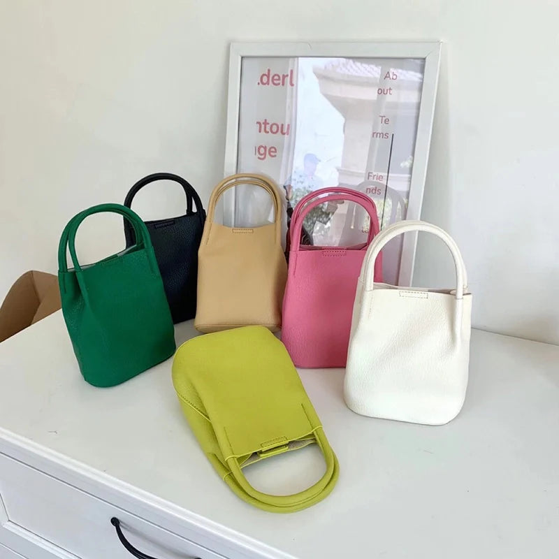Mugrs™ Bucket Bag Umhängetasche aus rein pflanzlich veganem Leder
