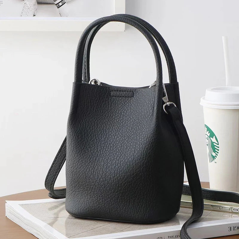Mugrs™ Bucket Bag  Pure Vegetable Vegan Leather Crossbody Bag