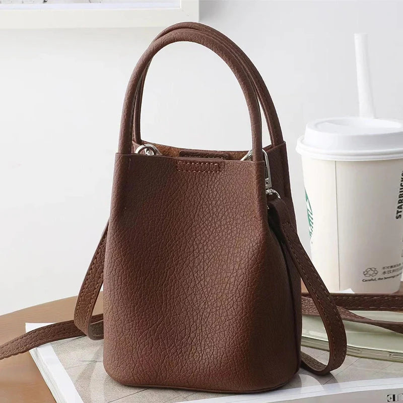 Mugrs™ Bucket Bag Umhängetasche aus rein pflanzlich veganem Leder