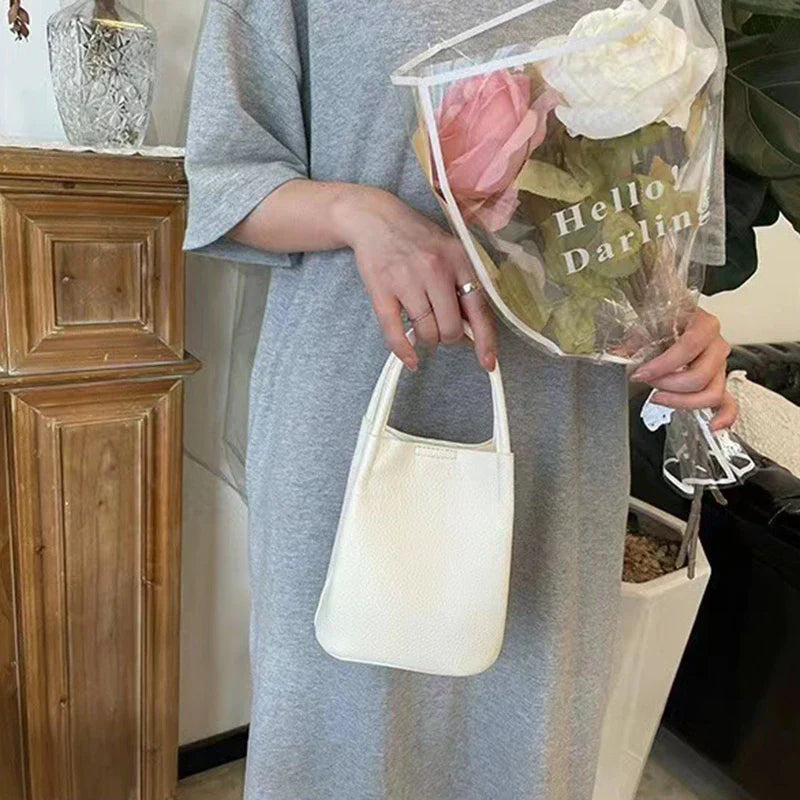 Mugrs™ Bucket Bag Umhängetasche aus rein pflanzlich veganem Leder