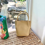 Mugrs™ Bucket Bag Umhängetasche aus rein pflanzlich veganem Leder