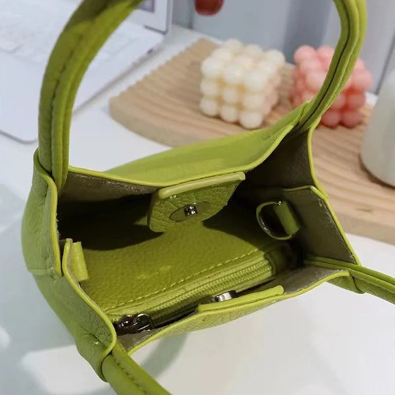 Sac seau Mugrs™ Sac bandoulière en cuir végétalien pur végétal