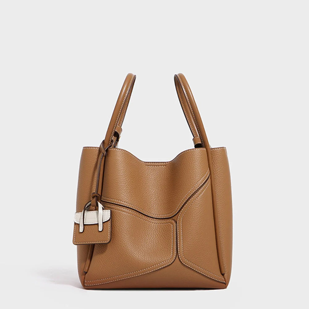 Mugrs™ Unterarmtasche Tote Bag Veganes Leder Umhängetasche