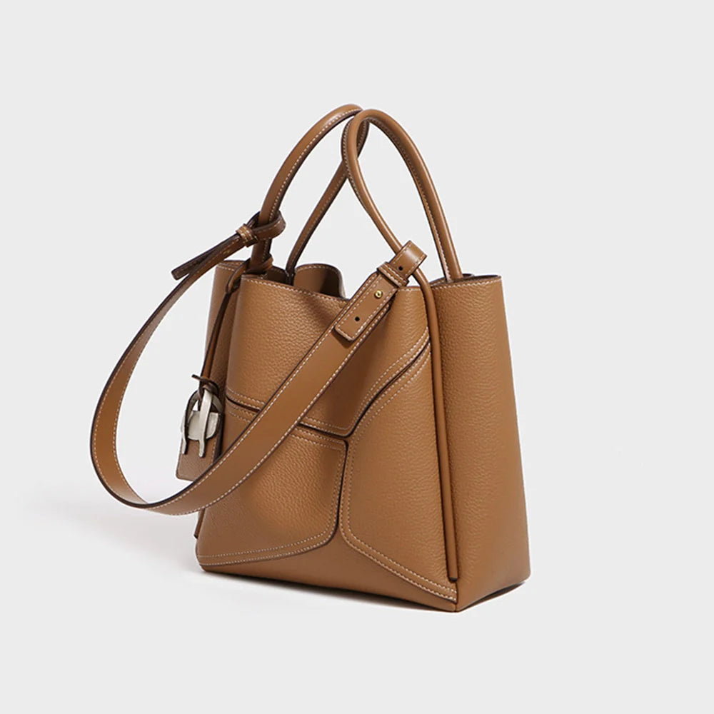 Mugrs™ Unterarmtasche Tote Bag Veganes Leder Umhängetasche