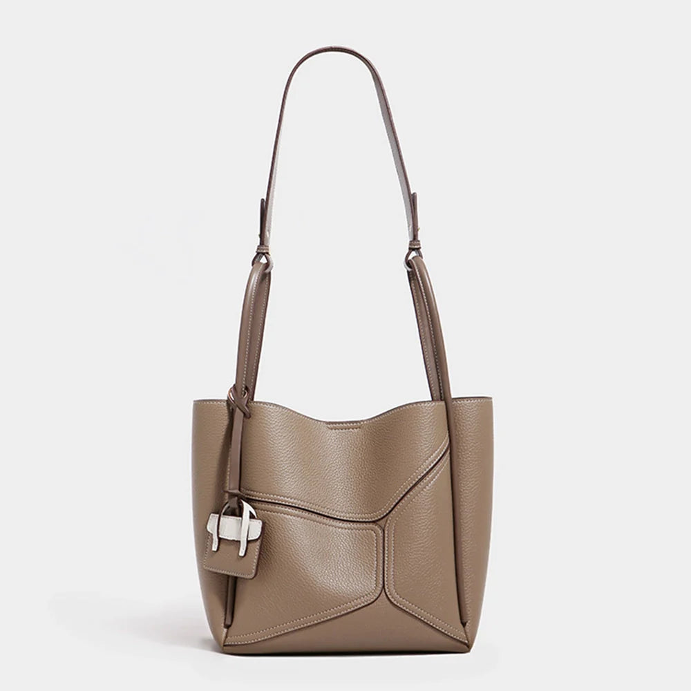 Mugrs™ Unterarmtasche Tote Bag Veganes Leder Umhängetasche