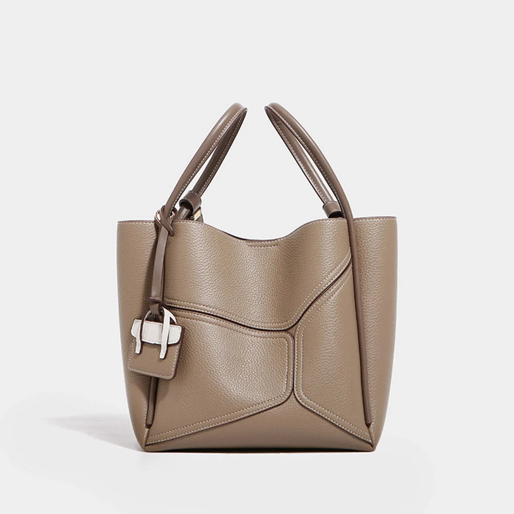 Mugrs™ Unterarmtasche Tote Bag Veganes Leder Umhängetasche