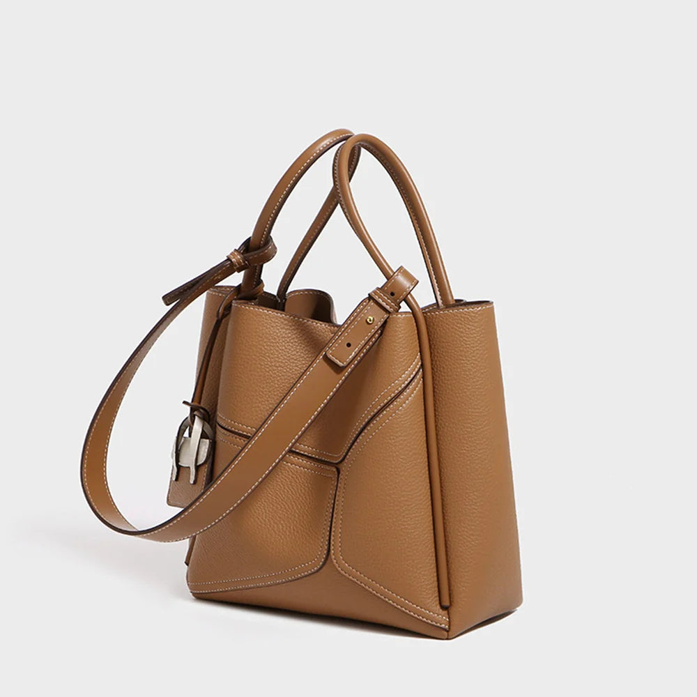 Mugrs™ Unterarmtasche Tote Bag Veganes Leder Umhängetasche