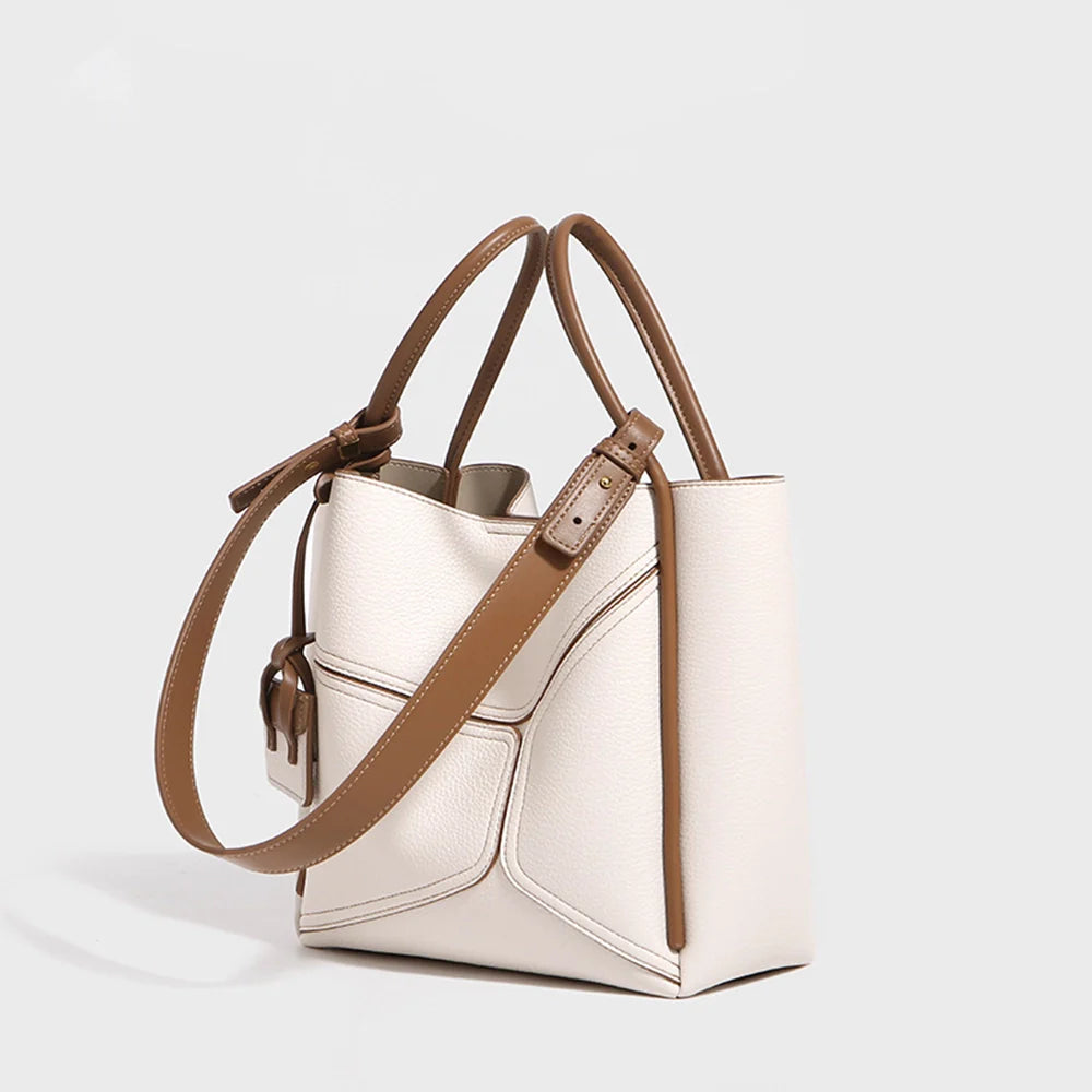 Mugrs™ Unterarmtasche Tote Bag Veganes Leder Umhängetasche