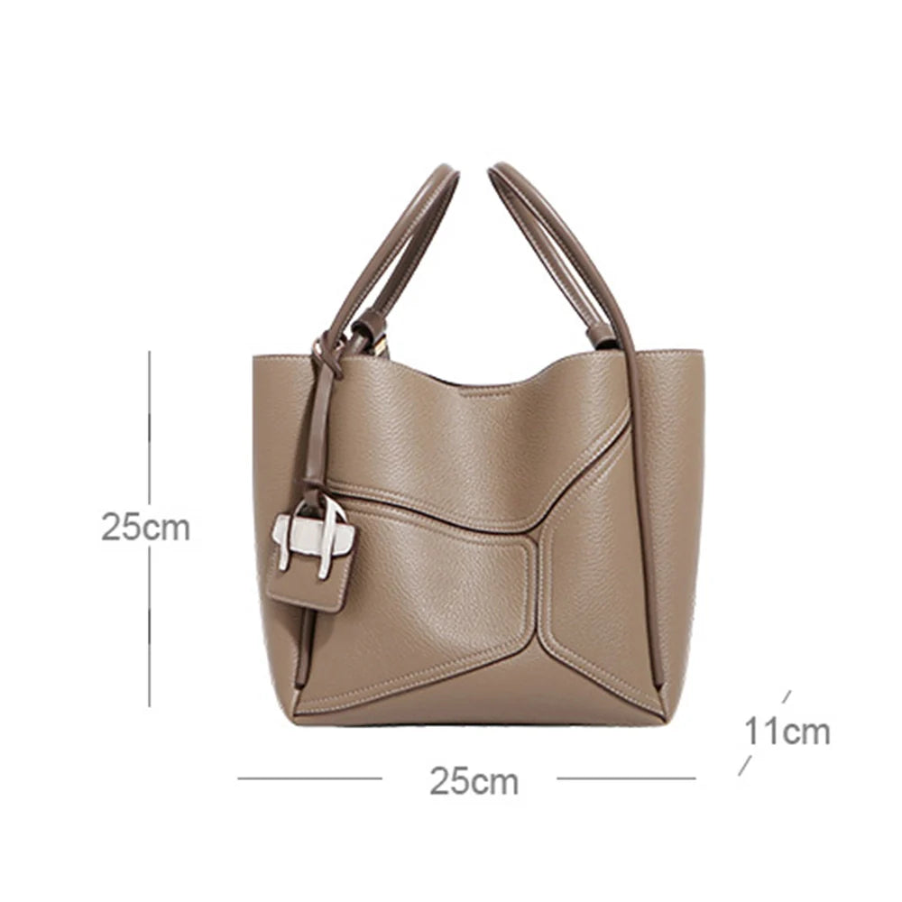 Mugrs™ Unterarmtasche Tote Bag Veganes Leder Umhängetasche