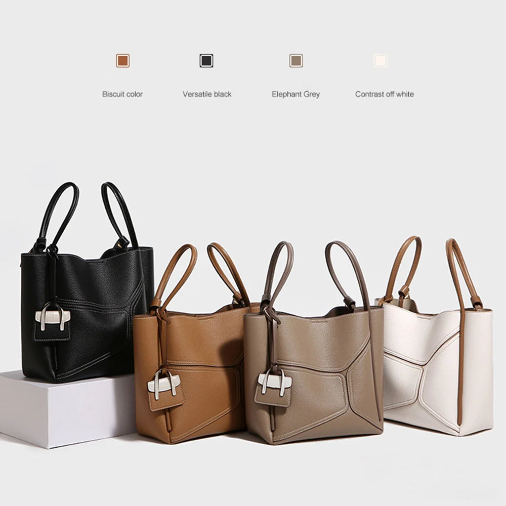 Mugrs™ Unterarmtasche Tote Bag Veganes Leder Umhängetasche