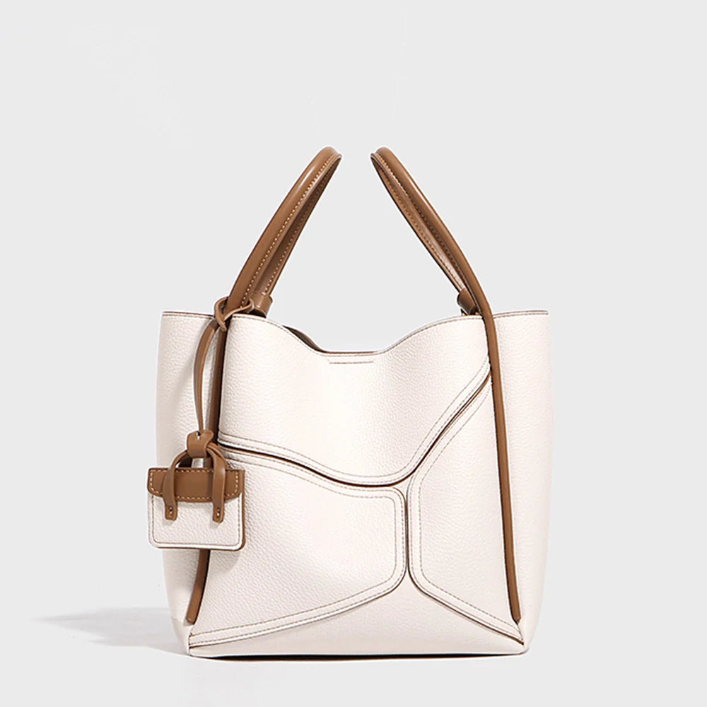Mugrs™ Unterarmtasche Tote Bag Veganes Leder Umhängetasche