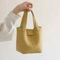 Mugrs™ Basket Versatile Leather Bucket Bag