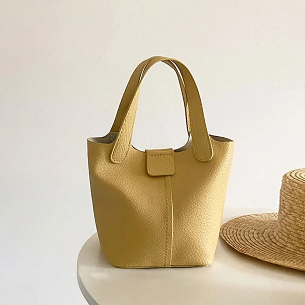 Vielseitige Beuteltasche Mugrs™ Basket aus Leder