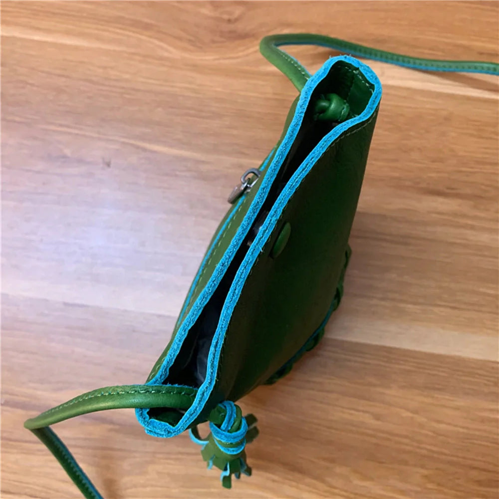 Mugrs™ Handytasche mit Quaste, Umhängetasche