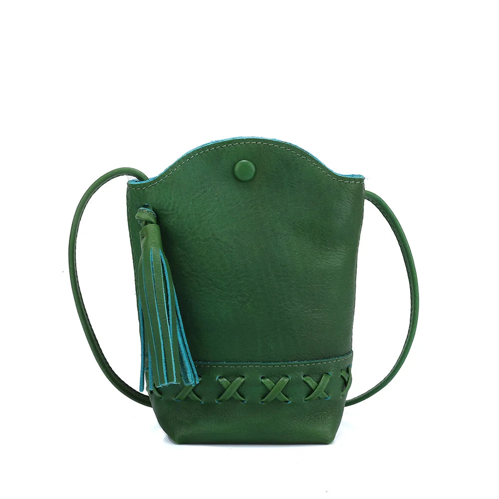 Sac à bandoulière pour téléphone portable à pompon Mugrs™