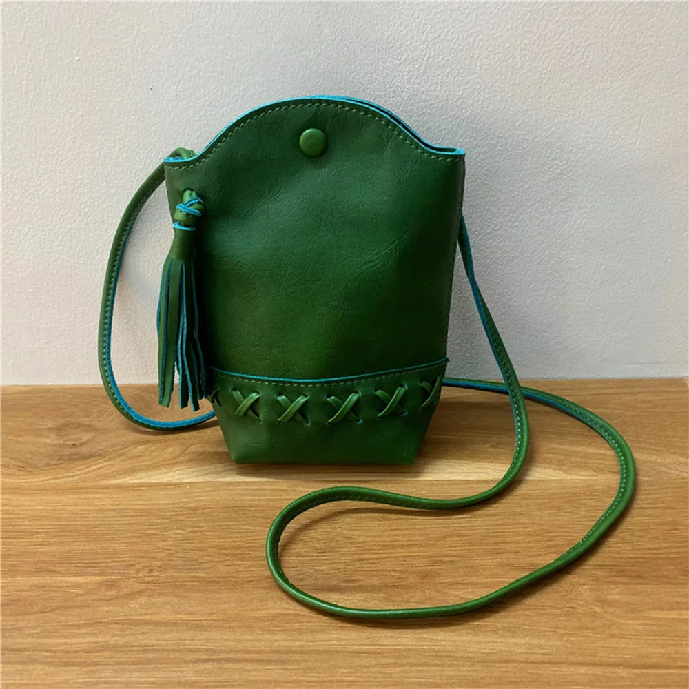 Mugrs™ Handytasche mit Quaste, Umhängetasche