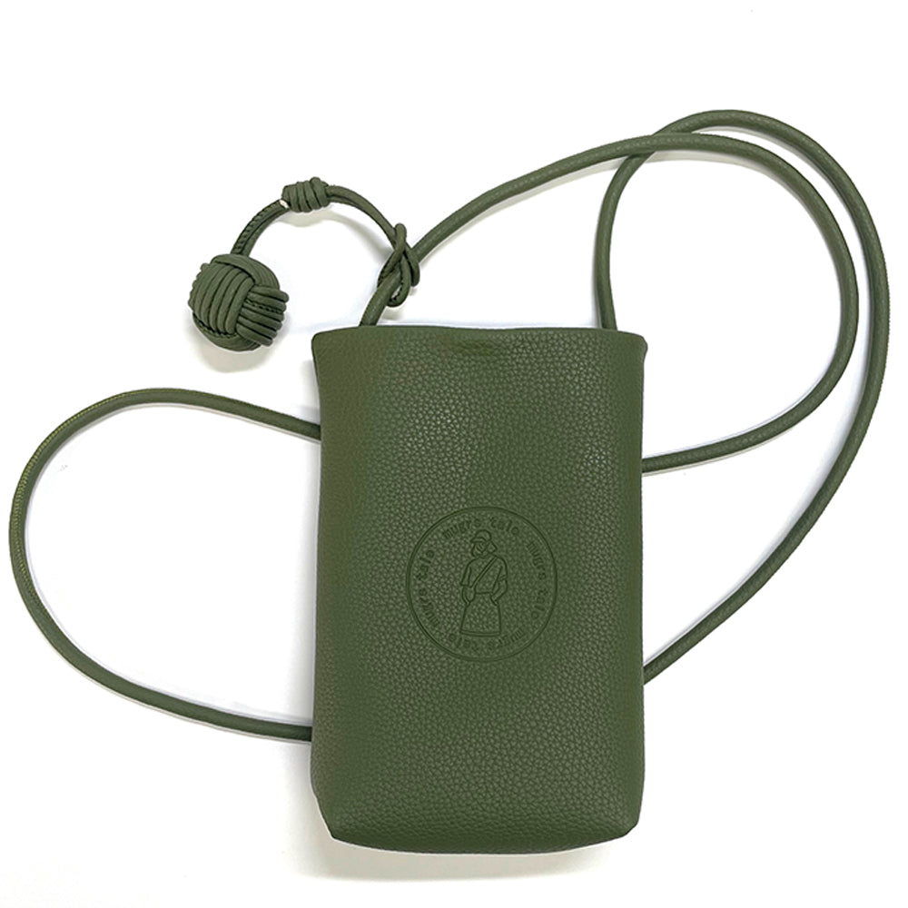 Mugrs™ Classic 1.0 Umhängetasche für Mobiltelefone, Farbe Salbei