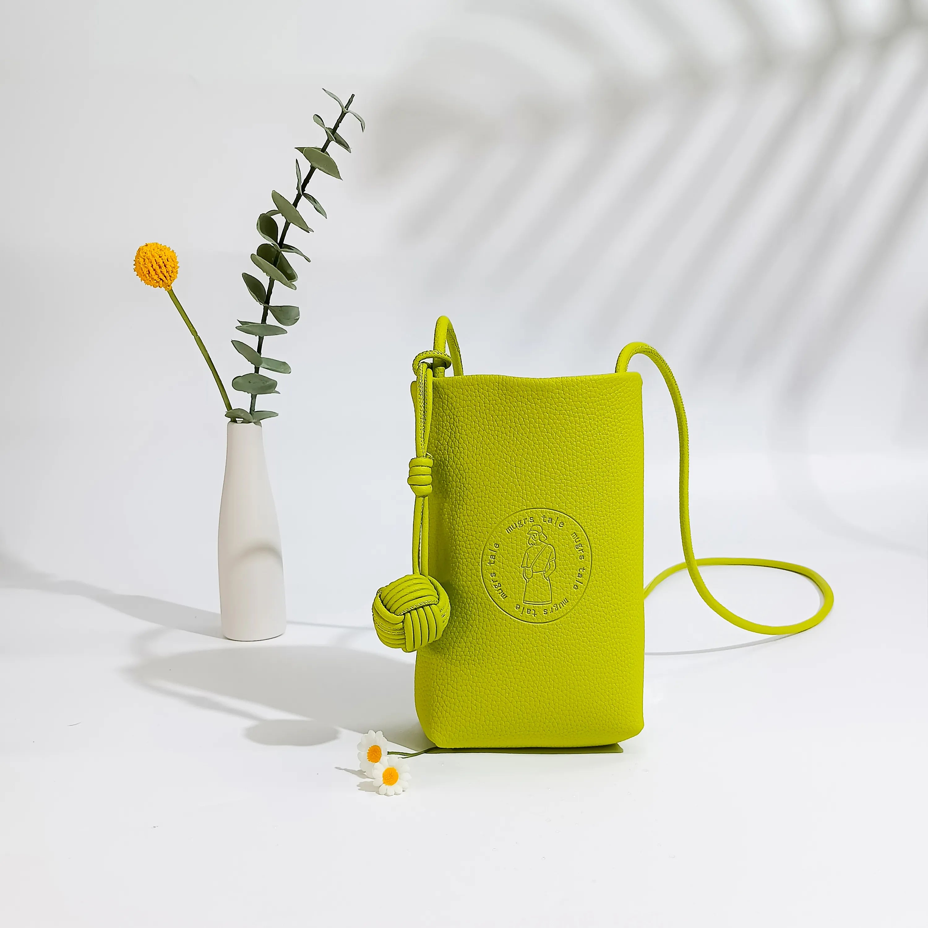 Mugrs™ Umhängetasche, Umhängetasche für Mobiltelefone, Farbe Avocadogrün