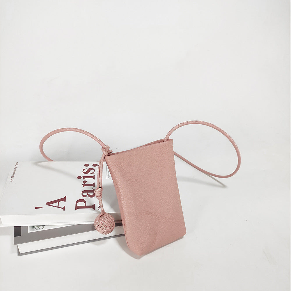 Mugrs™ Classic 2.0 Cell Phone Crossbody Bag, First-Layer TOGO Cowhide Bag