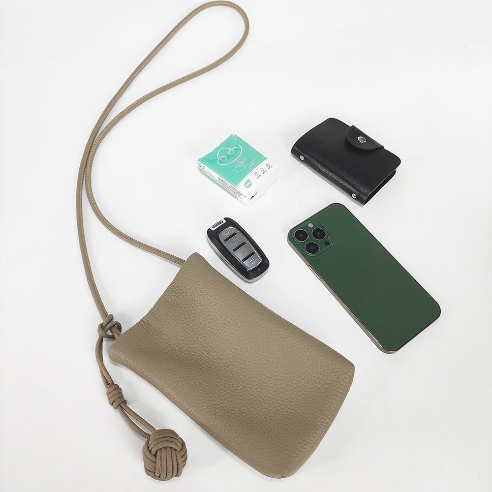 Mugrs™ Classic 2.0 Cell Phone Crossbody Bag, First-Layer TOGO Cowhide Bag