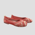 MUGRS women's flats in Red – back view, versatile
