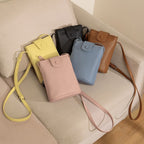 Mugrs™ Vegan Leather Lightweight Crossbody Bucket Bag, 5 Colors