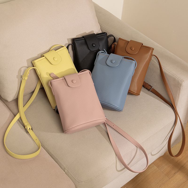 Mugrs™ Vegan Leather Lightweight Crossbody Bucket Bag, 5 Colors