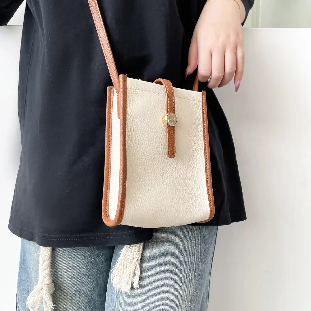 Mugrs™ Vegetable Tanned Leather Phone Bags, 4 Colors