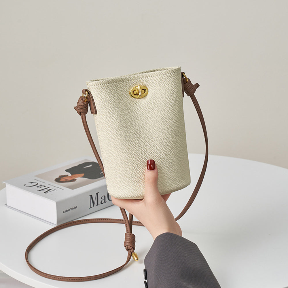 Mugrs™ Bucket Bag, Umhängetasche aus rein pflanzlich veganem Leder