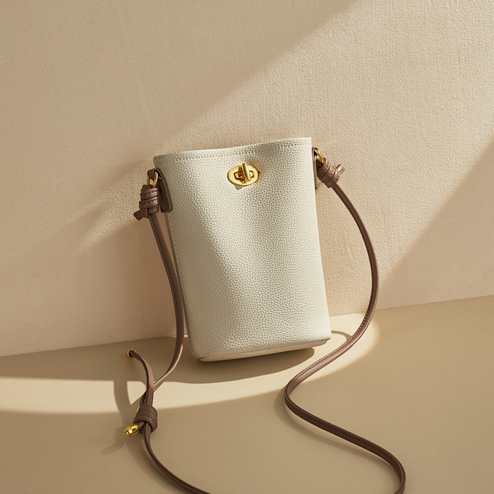 Mugrs™ Bucket Bag, Umhängetasche aus rein pflanzlich veganem Leder