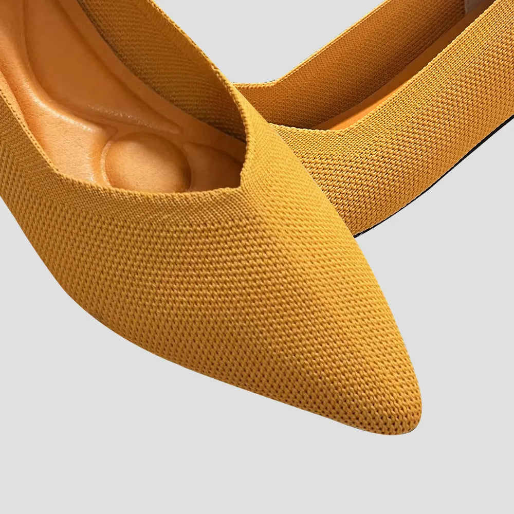 Mugrs™ Flats mit quadratischer Zehenpartie und V-Ausschnitt (Mugrs 2.0)