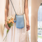 Sac à bandoulière Mugrs™, sac à bandoulière pour téléphone portable, couleur bleu clair