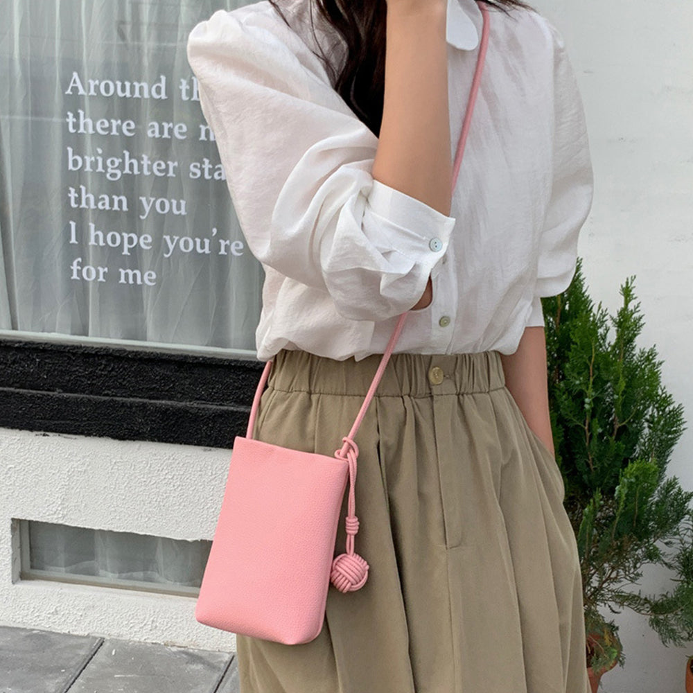 Sac à bandoulière Mugrs™, sac à bandoulière pour téléphone portable, couleur rose