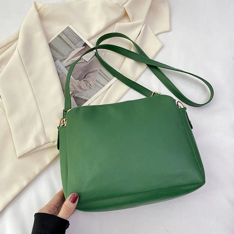 Mugrs™ Three Layer Vegan Leather Crossbody Bags, 5 Colors