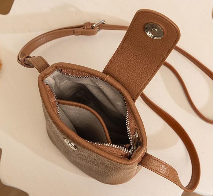 Mugrs™ Vegan Leather Lightweight Crossbody Bucket Bag, 5 Colors