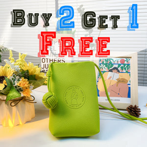 Mugrs™ Vegan Leather Crossbody Phone Bag - Waterproof, Adjustable Strap (Buy 2 Get 1 Free)
