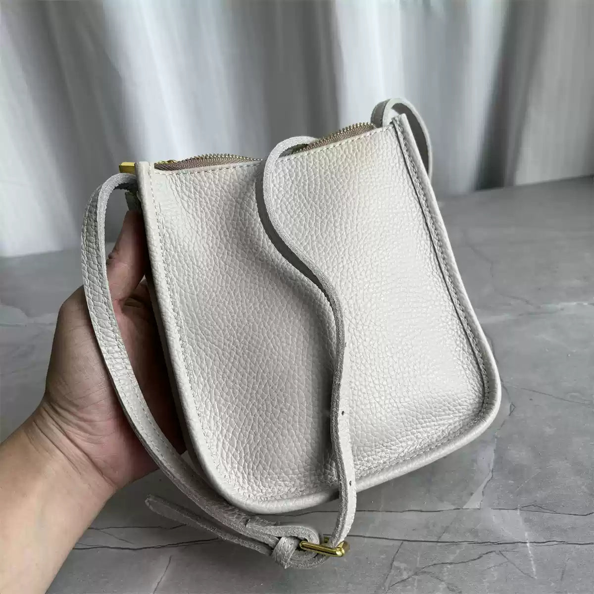 Mugrs EcoChic Handmade Vegan Leather Crossbody Bag